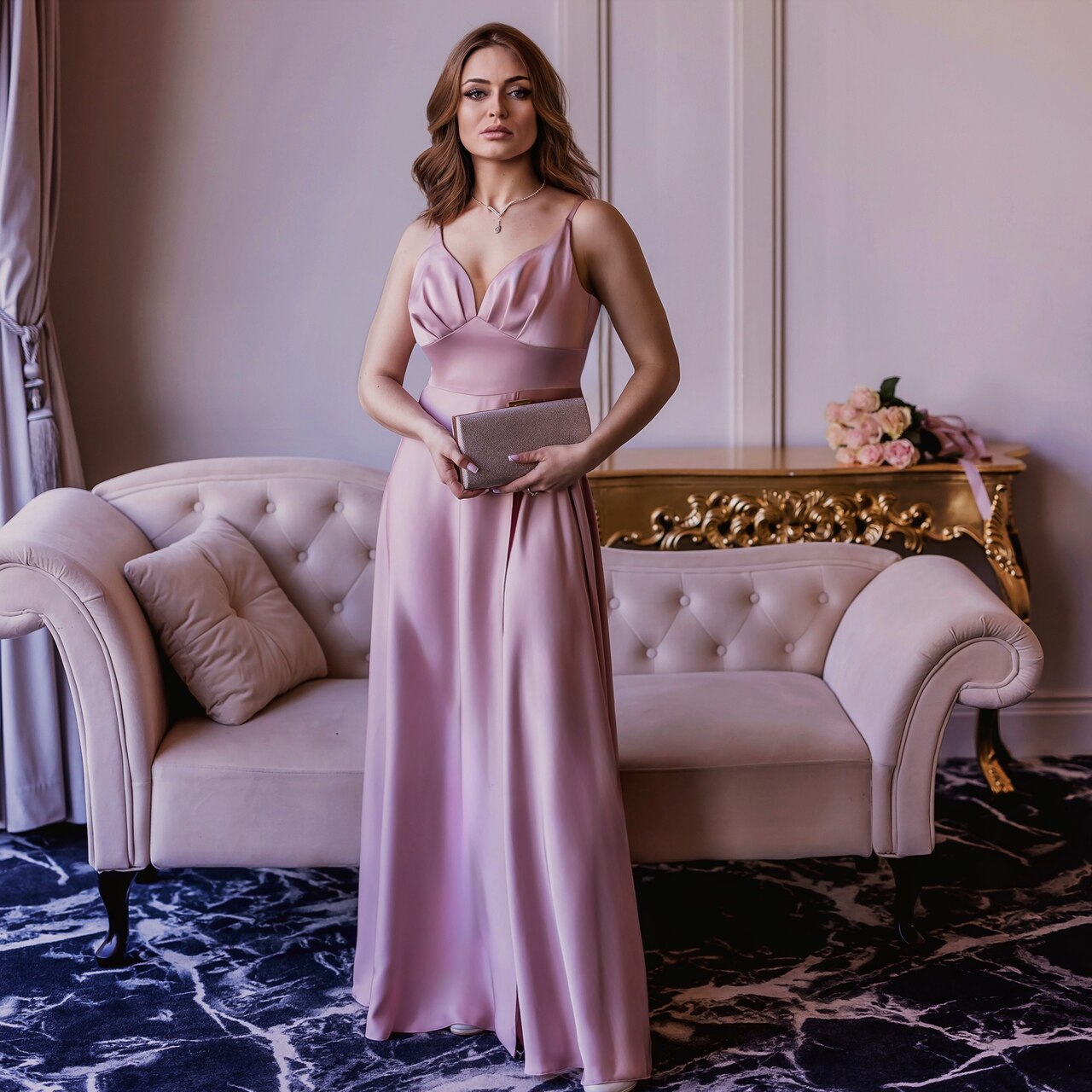 Suknia ślubna różowa bridalstole
